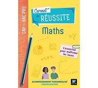 Collectif – Carnet de réussite MATHS – CAP-Bac Pro – Manuel élève – Éd. 2019