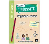 Carnet De Réussite Physique-Chimie Cap 2de Bac Pro