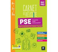 Carnet de Réussite - PRÉVENTION SANTÉ ENVIRONNEMENT (PSE) - Bac Pro - Ed. 2023 - Livre élève