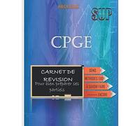 Carnet de Révisions Pour Etudiant En CPGE: Fiche à remplir pour une révision optimale et bien préparer ses partiels durant ses études supérieurs