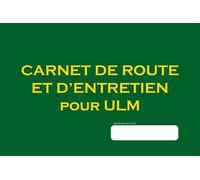 Carnet de route et d'entretien pour ULM