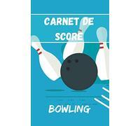 Carnet de score Bowling: Cahier de notation des points | 1760 parties différentes à remplir | 110 pages | Format de poche