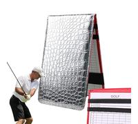 Carnet de score de golf - Carnet de bord adapté aux voyages, journal de golf, journal des scores de poche, enregistreur de scores de parcours, statistiques des joueurs-Trâcker, planificateur de jeu
