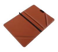 Carnet de Score de Golf en PU Pince pour Cartes, Élégant | Étui Compact, Poches D’angle Sécurisées, pour Compétitions de Club, Glisse Paquet et Garde les Cartes