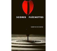 Carnet de score - fléchettes: Carnet de notation 120 parties