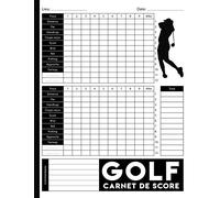 Carnet De Score Golf: 130 Feuilles de Scores | Carnet de Parcours de Golf.