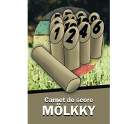 carnet de score Mölkky: Cahier pour marquer vos scores pendant vos parties de quilles