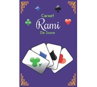 Carnet de Score Rami: Carnet pour noter vos points jeux de cartes