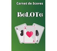 Carnet de Scores BELOTE: 100 pages - format A5