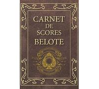 Carnet de Scores Belote: Carnet de 100 pages de scores avec les règles incluses