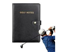 Carnet De Scores Multi-Pages en PU De Golf - Carnet De Golf De 120 Pages, Suivi des Scores Durable | Journal De Parcours De GLF Premium pour Hommes Et Femmes, Accessoires Cadeaux en Plein Air,