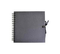 Carnet de scrapbooking - ARTEMIO - 30 x 30 cm - 2 pièces - Couverture rigide - 40 feuilles noires
