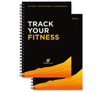 Carnet de Sport & Fitness Journal - Conçu par des Experts, w/Illustrations : Suivi de Gym, Musculation et Crossfit sur Le Progrès : Robuste de Reliure, épais Pages et laminé, Protégé pour 1 ou 2