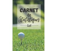 Carnet de statistiques golf: journal de statistiques golfiques petit format à remplir - 60 fiches statistiques de parcours