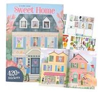 Depesche Livre d'autocollants Create Your Sweet Home 13806 – 24 pages, plus de 420 autocollants