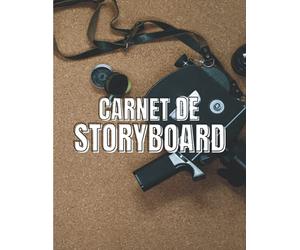 CARNET DE STORYBOARD: Papier de modèle de story-board pour les cinéastes, dramaturges, annonceurs, animateurs, ... avec des cadres de storyboard 3x4
