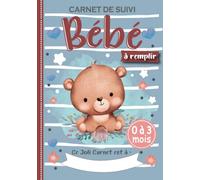 Carnet de Suivi Bébé à remplir 0 à 3 mois: Journal de bord pour un suivi quotidien précis de la santé de votre enfant, y compris le sommeil | la ... et les repas | Cadeau idéal pour future maman