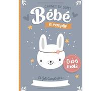 Carnet de Suivi Bébé à remplir 0 à 6 mois: Cahier tout en un pour un suivi quotidien de bébé de son allaitement, de son sommeil et de sa santé | cadeau idéal future maman