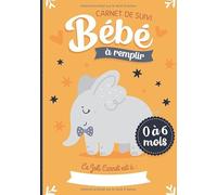 Carnet de Suivi Bébé à remplir 0 à 6 mois: Cahier tout en un pour un suivi quotidien de bébé de son allaitement, de son sommeil et de sa santé | cadeau idéal future maman