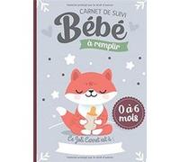 Carnet de Suivi Bébé à remplir 0 à 6 mois : Cahier tout en un pour un suivi quotidien de bébé de son allaitement, de son sommeil et de sa santé - 206 pages Format 18 x 25 cm NLFBP Editions (Auteur)