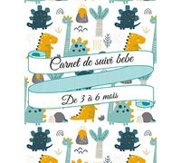carnet de suivi bebe de 3 à 6 mois: Parfait suivi à la sortie de l'hôpital, plan d'action à établir à la maison pour le bébé lors de l'allaitement, ... sommeil, santé - super cadeau - 100 pages