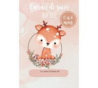 Carnet de suivi bébé fille | Cahier à remplir de 0 à 6 mois | Journal quotidien pour bébé:: Carnet de suivi maternel : allaitement, repas, couches, dodo, soins, rendez vous…