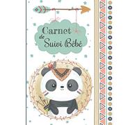 Carnet de Suivi Bébé: Journal de bord - Cahier de suivi maternel - Idéal pour bébé à partir de 4 mois et + (partie diversification alimentaire) - AVEC BONUS - 144 Pages