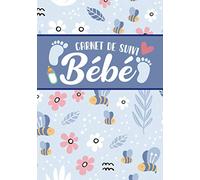 Carnet de suivi bébé: Journal de bord pour un suivi maternel de bébé | Cahier de liaison parents nounou pour suivre : alimentation, couches, bain, médicaments, Humeur, notes… | Pour 4 mois de suivi