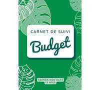 Carnet de suivi budget: Gestion budgétaire, suivi de budget, carnet de compte à remplir
