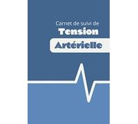 Carnet de suivi de Tension Artérielle | 15,24cm x 22,86cm ( 6x9 po) | 110 pages: Suivi santé matin et soir | Mesures systolique, diastolique et fréquence cardiaque