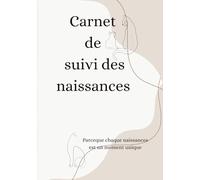 Carnet de suivi des naissances - Chatterie - élevage de chats: Pour 7 portées de 8 chatons