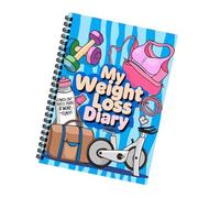 Carnet de suivi des progrès pour la gestion du poids, y compris les graphiques de régime, l'exercice et la réussite