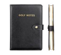 Carnet de suivi des scores de golf, carnet de statistiques de jeu, accessoire de journal de golf compact, journal de performance portable pour terrain vert et tournois