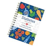 Carnet de suivi du glucose transportable pour l'exercice quotidien des repas et l'observation des médicaments sur papier durable pour observer l'hyperglycémie