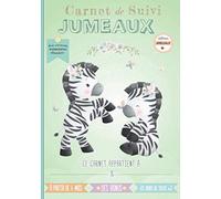 Carnet de suivi jumeaux: Cahier tout en un à compléter : journal de bord quotidien 2ème âge (partie diversification alimentaire) + suivi de santé - ... pour futur parent - 132 Pages avec des BONUS