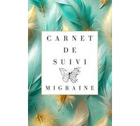 Carnet de Suivi Migraines: Journal quotidien des maux de tête pour enregistrer les déclencheurs de chronique, les céphalées en grappe, de tension, de l'ATM et les sinus