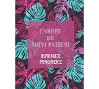 Carnet de Suivi Patient - INFIRMIER / INFIRMIERE: Cahier à remplir par l’infirmier libéral ou infirmière libérale lors de sa tournées à domicile - Tableau mensuel avec actes pré-remplies - Format A4
