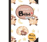 Carnet de Suivi pour Bébé: Outil complet et indispensable pour suivre en détail les journées de votre bébé après l'accouchement. Idée cadeau. Souvenir.