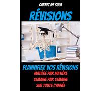 Carnet de suivi REVISIONS-agenda etudiant scolaire-reviser le bac-concours infirmier-planning de revision-bep comptabilité: concours fonction ... générale concours-droit public concours