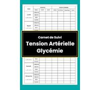 Carnet de Suivi Tension Artérielle Glycémie: Journal de Bord pour Suivi Diabète et Hypertension, Relevé d’Automesure Tensionnelle, Le Pouls, Médicaments et Contrôle Glycémique