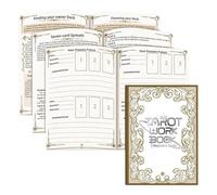 Carnet de Tarot - Cahier d'exercices de Tarot 18,3cm, solide | Cahiers d'apprentissage du Tarots avec section d'écriture claire, Cahier d'exercices pour la pratique quotidienne de l'énergie ri