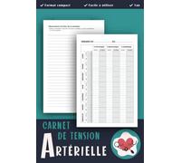 Carnet De Tension Artérielle 2023: Relevé Quotidien de Votre Tension Artérielle et de Votre Fréquence Cardiaque Sur 1 An | 3 Mesures à Noter Matin et Soir Sur 52 Semaines