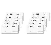 Carnet de tickets numérotés Sigel GN110 1000 Bons (numérotés de 1 à 1000 10,5 x 5 cm, sans choix de couleur)