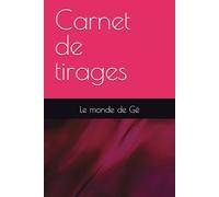 Carnet de tirages
