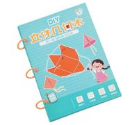 Carnet de travail pratique pour enfants - Technique papier interactive - Exercices de visualisation régionaux - Projets de géométrie amusants pour enfants