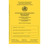 Carnet de vaccination / édition 2021 certificat international pour bébés, enfants, adolescents, adultes avec une page Covid-19 supplémentaire
