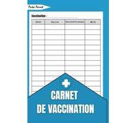 Carnet de Vaccination Petit Format 4x6: Suivi Complet des Vaccins, Injections et Rappels Médicaux | Carnet de Santé Compact pour Adultes, Enfants et Famille