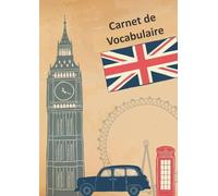 Carnet de Vocabulaire: A5 - deux colonnes - doublé