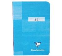 Clairefontaine 3687C Un Carnet de Vocabulaire Agrafé - A5 14,8x21 cm - 64 Pages Lignées avec Marge Rouge Centrale - Papier Blanc 90 g - Couverture Carte Pelliculée - Couleur Aléatoire