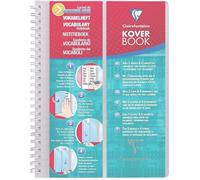 Carnet de vocabulaire - CLAIREFONTAINE - KOVERBOOK - 14,8 x 21 cm - 100 pages - Couverture translucide